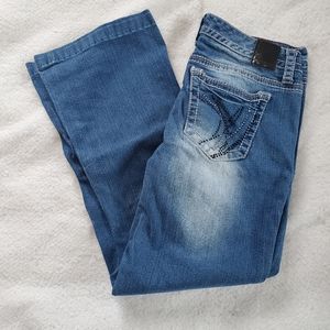 Ariya Distressed Boot Cut Jeans, Sz 11/12